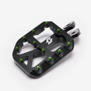 SURRON LIGHT BEE FOOTRESTS BLACK COLOUR PINS - GREEN