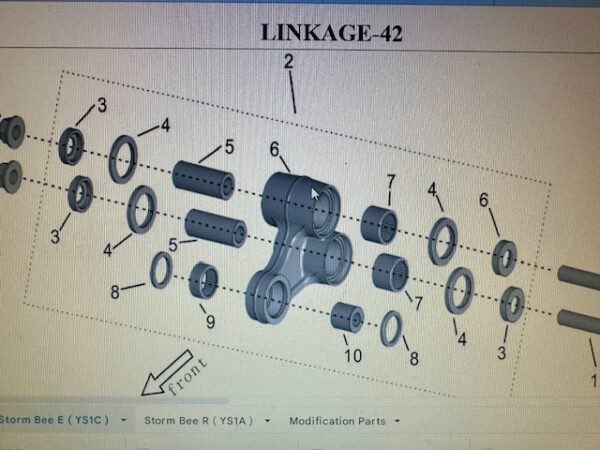 SURRON STORM BEE LINKAGE KIT SBK04