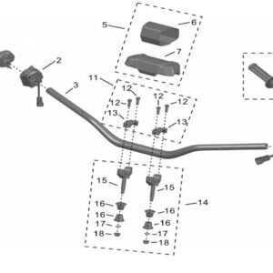 SURRON STORM BEE HANDLEBAR CLAMPS KIT